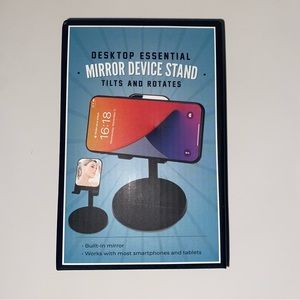 BNIB - Desktop Mirror & Device Stand - Tilts & Rotates